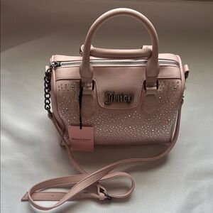Juicy Couture Dazzle Satchel Pink Clay